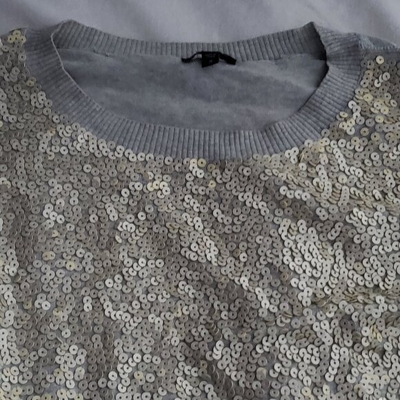 Gray Sequin Sweater [Express] [Size M] - Picture 5 of 5